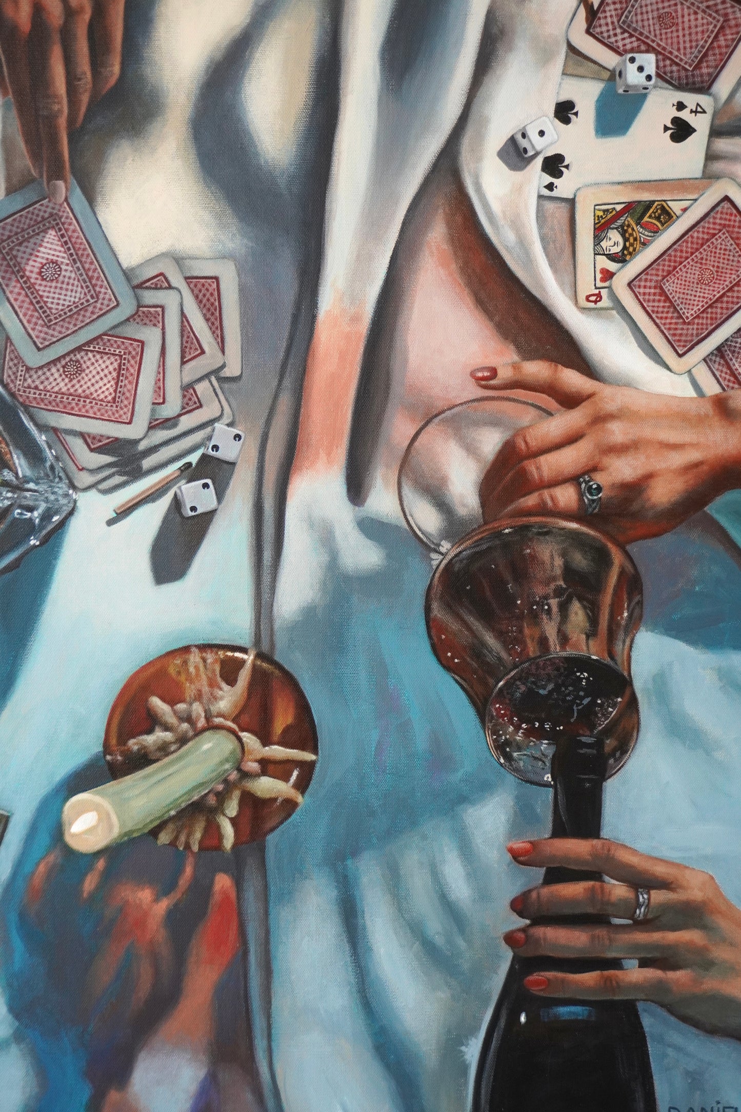 Dinner Party Original Painting