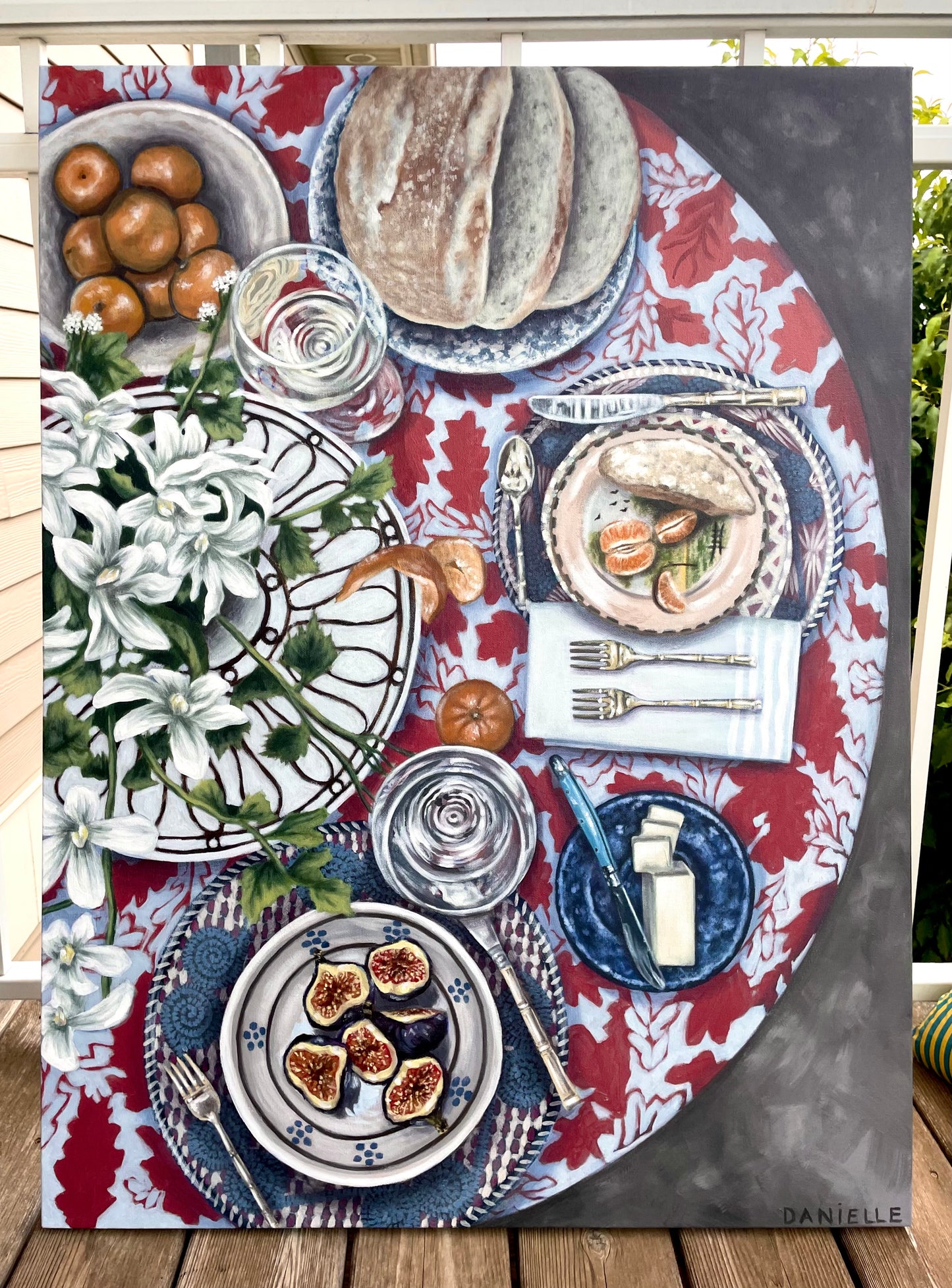 Tablescape Original Painting