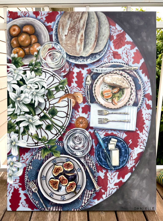 Tablescape Original Painting