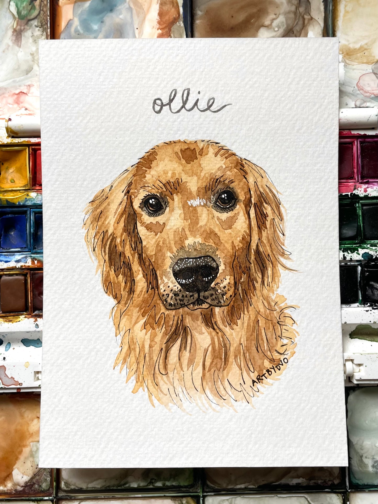 Mini Custom Pet Portrait