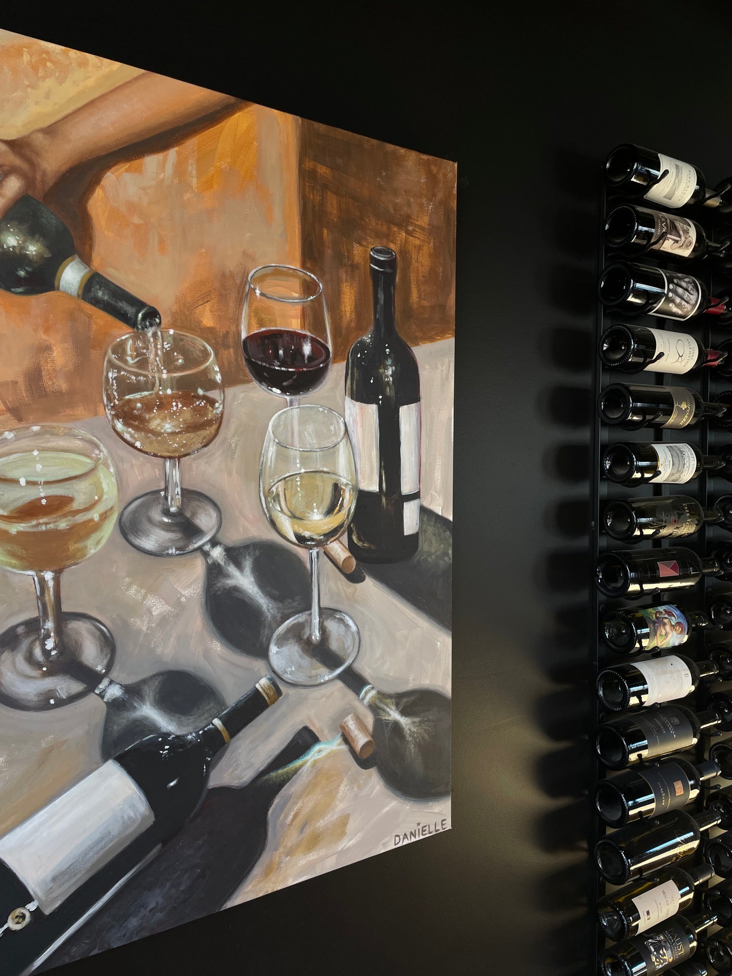 By the Glass Original Painting