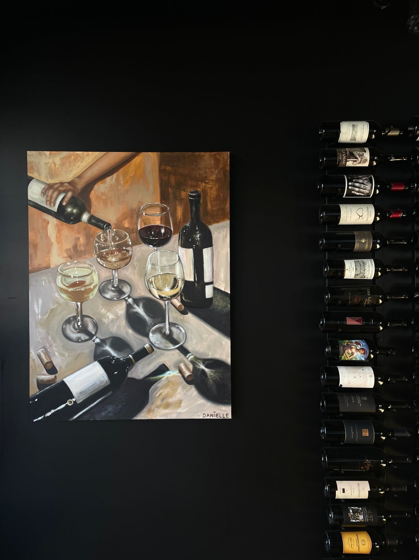 By the Glass Original Painting