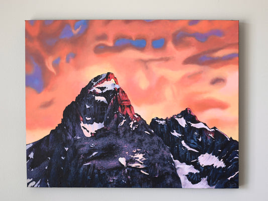 Grand Tetons Original Painting