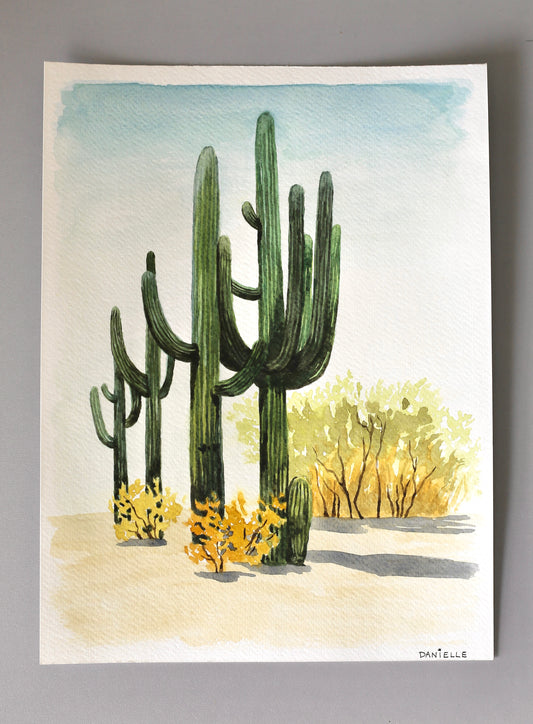 Cactus Original Painting